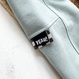Set of 3 woven labels “Checker” x cream
