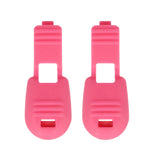 2 Kordelenden Clips x Pink