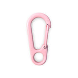 Lobster clasp carabiner for pendant x light pink