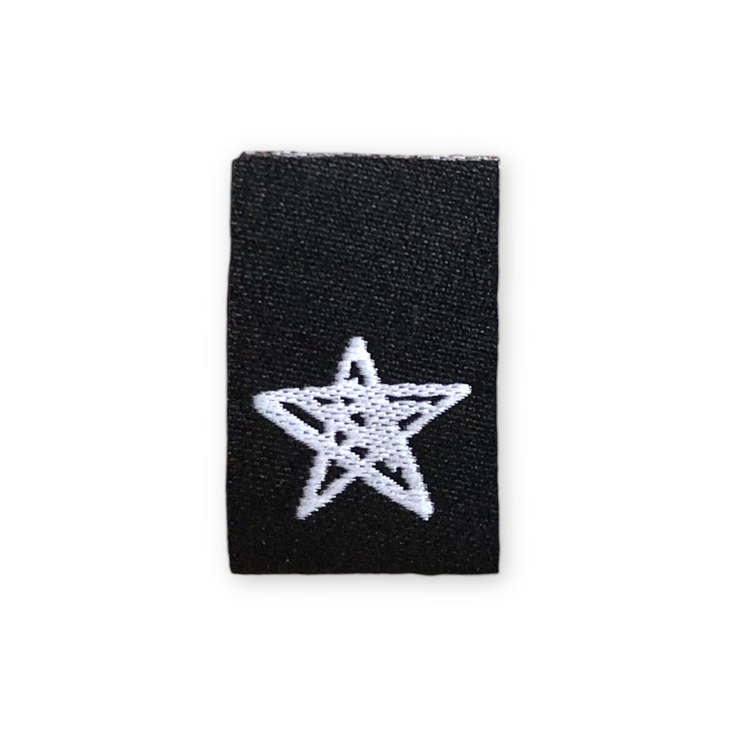 Set of 3 woven labels “Star”