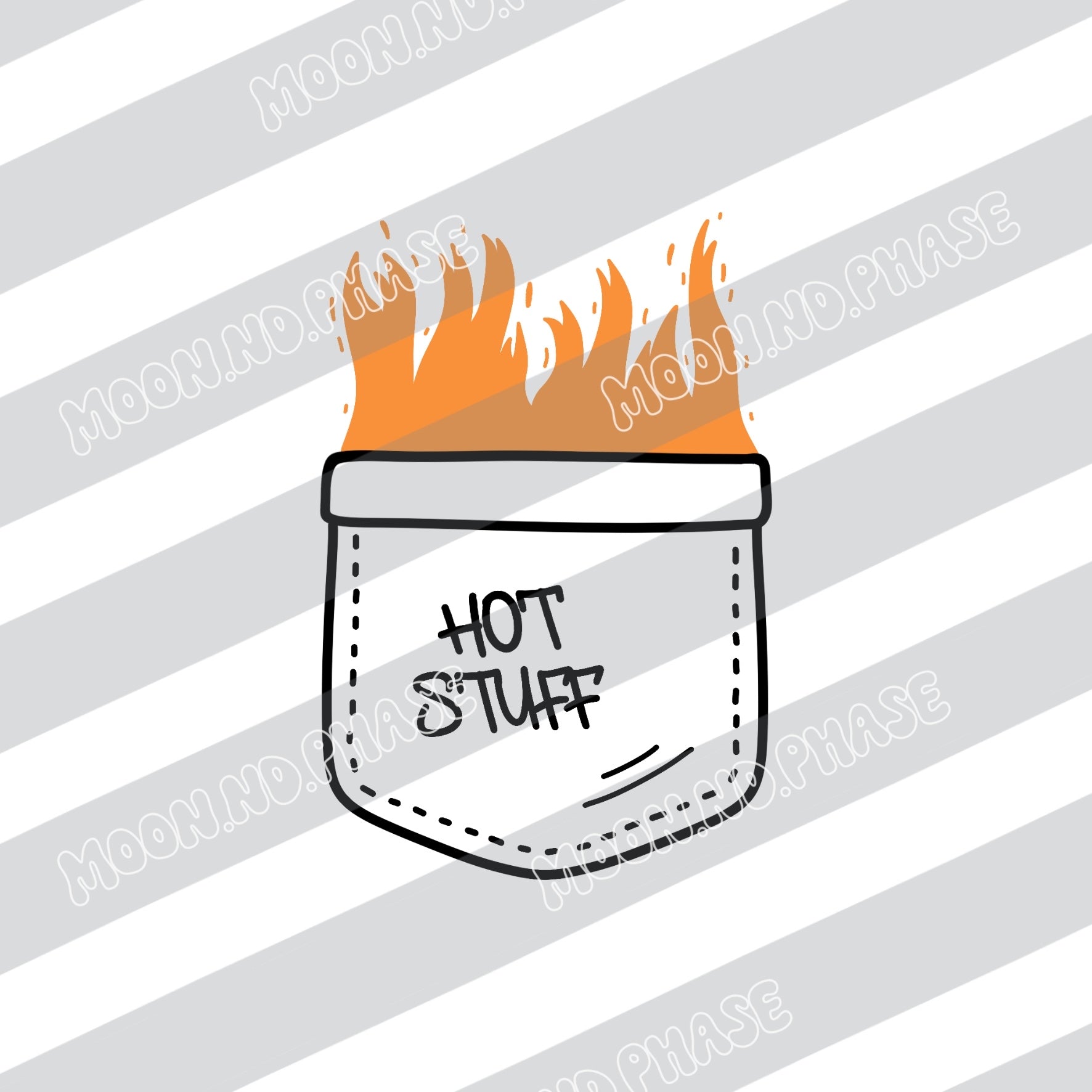 Hot stuff in Poket PNG Datei