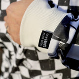 Set of 3 woven labels “such a label is a must” black