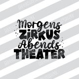 Morgens Zirkus, Abends Theater PNG Datei