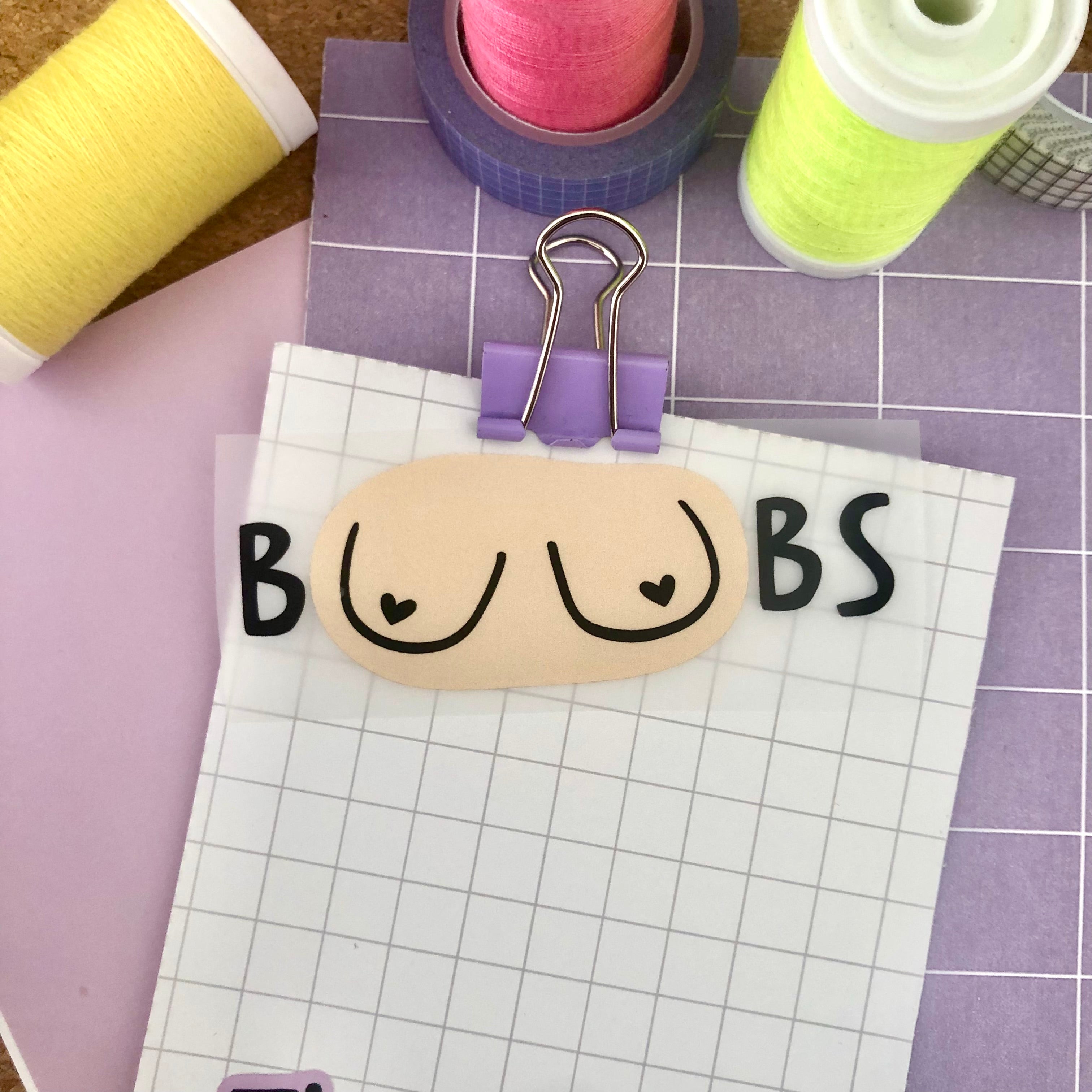 Bügelbild „Boobs“