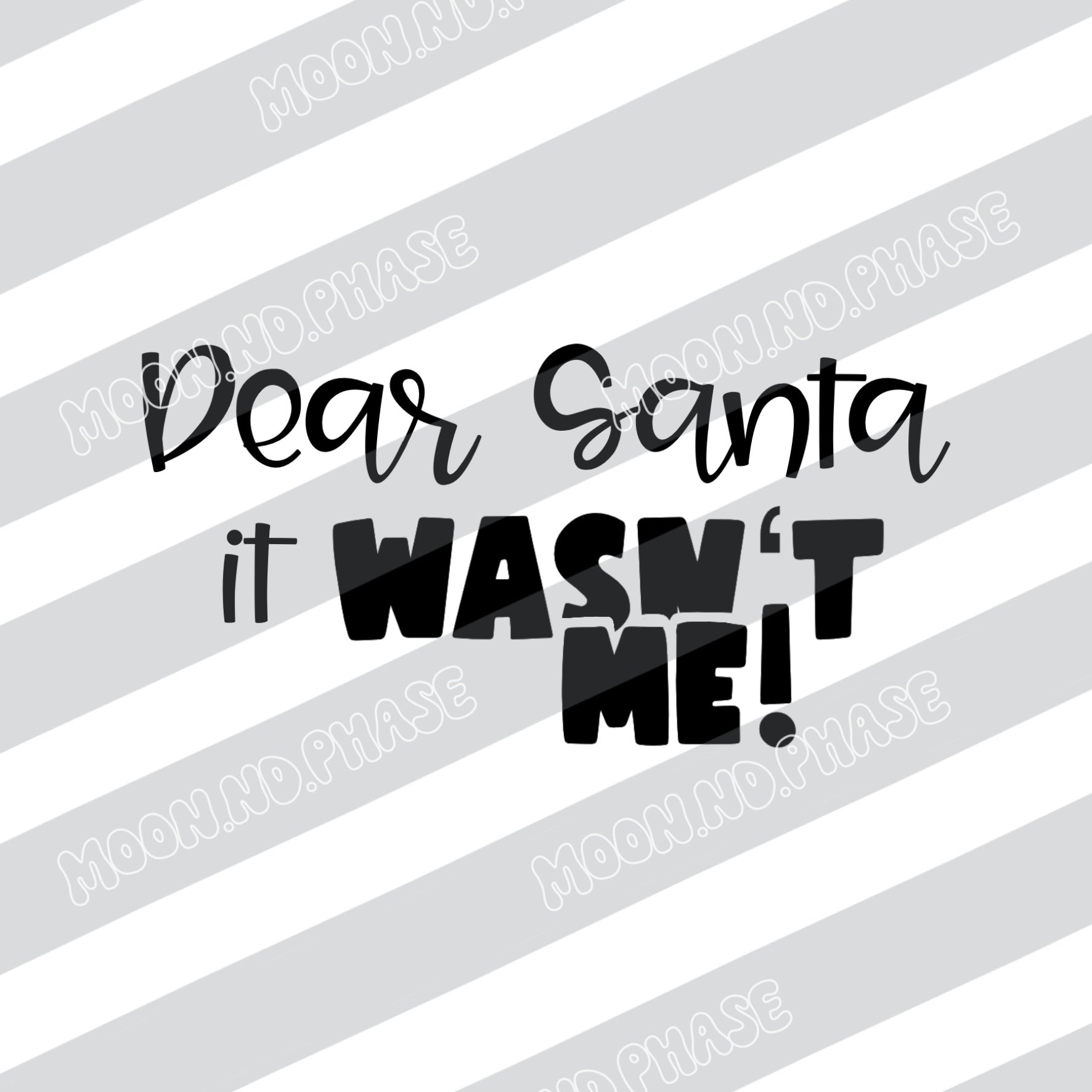 Dear Santa PNG Datei