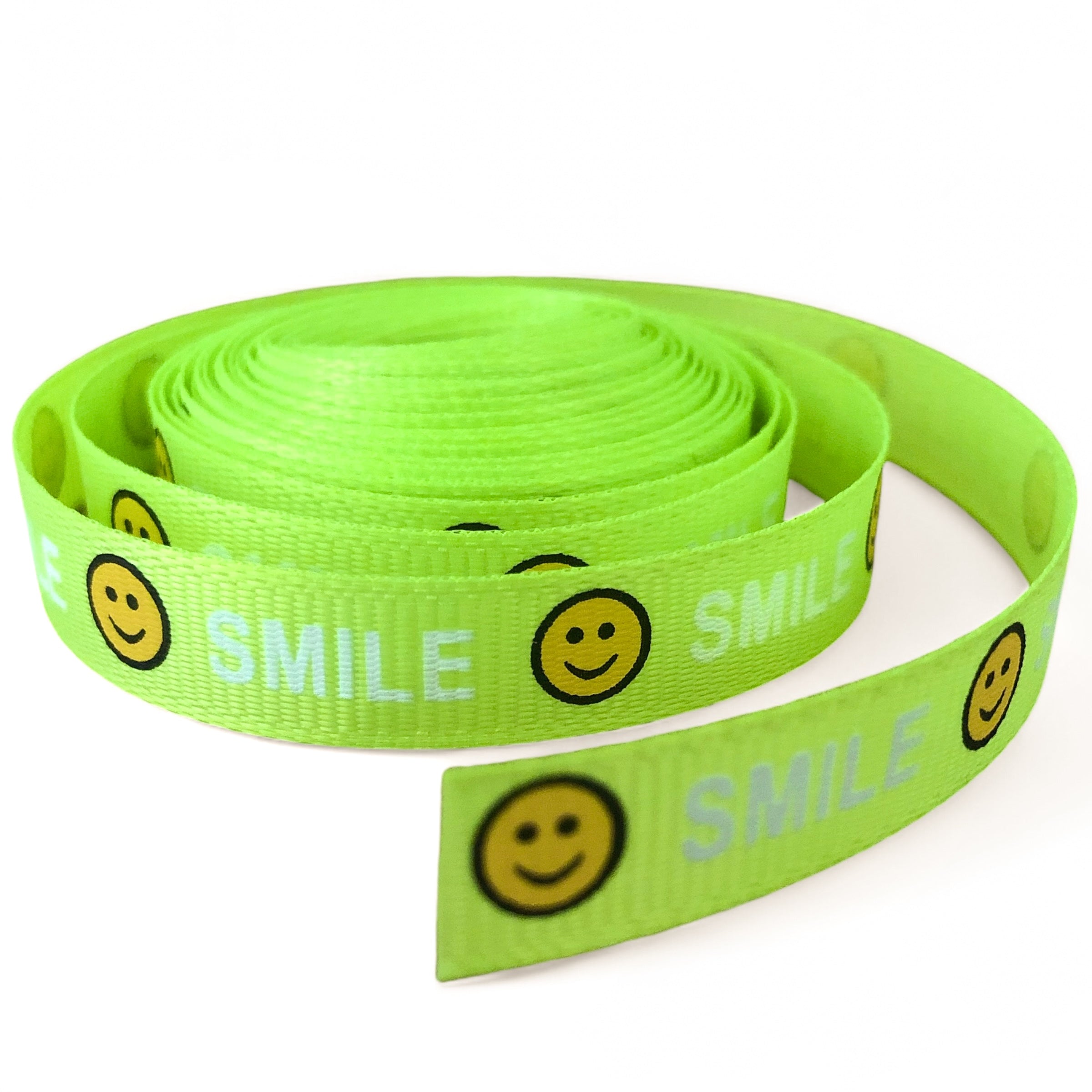 0,5m Ripsband „Smile“ x Neon