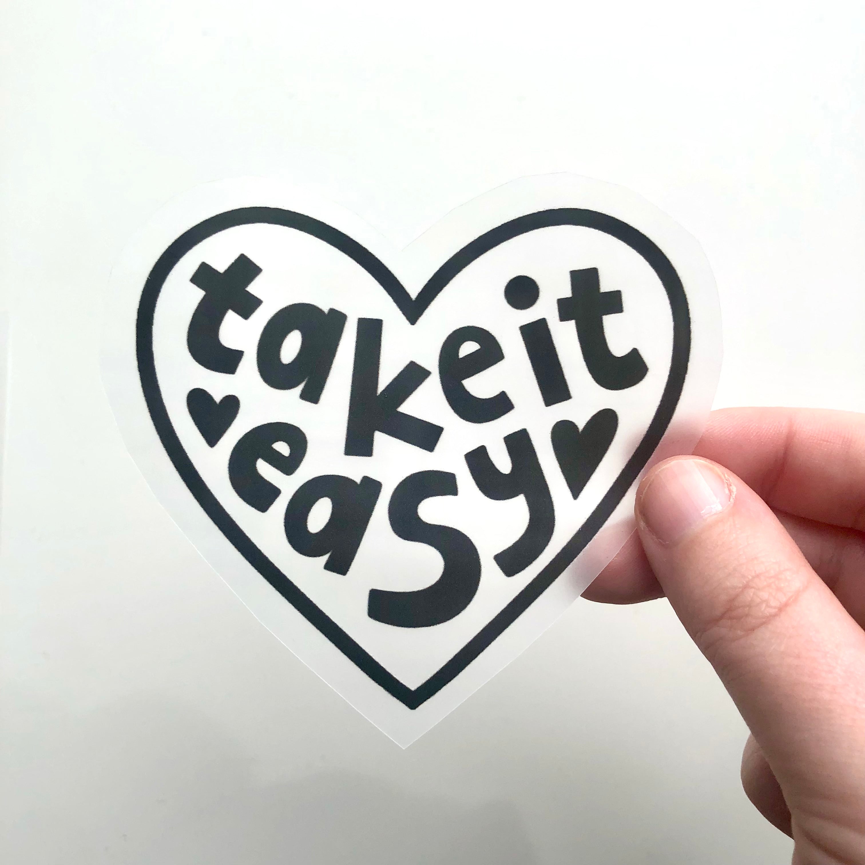 Iron-on patch “Take it easy”