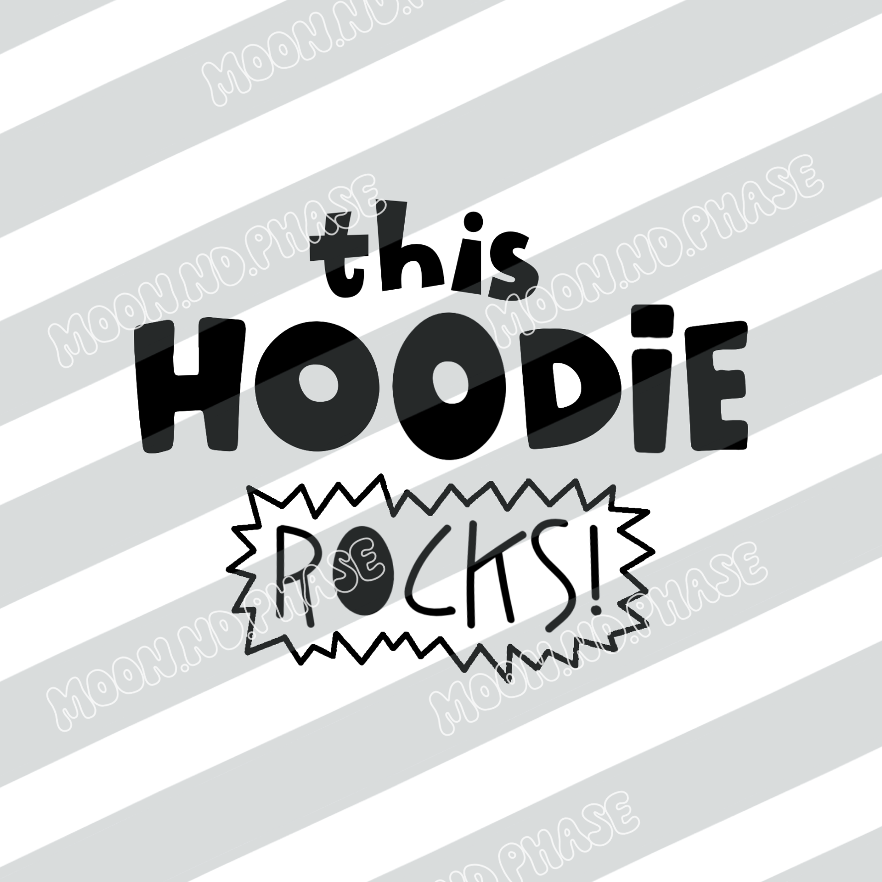 This Hoodie rocks PNG Datei