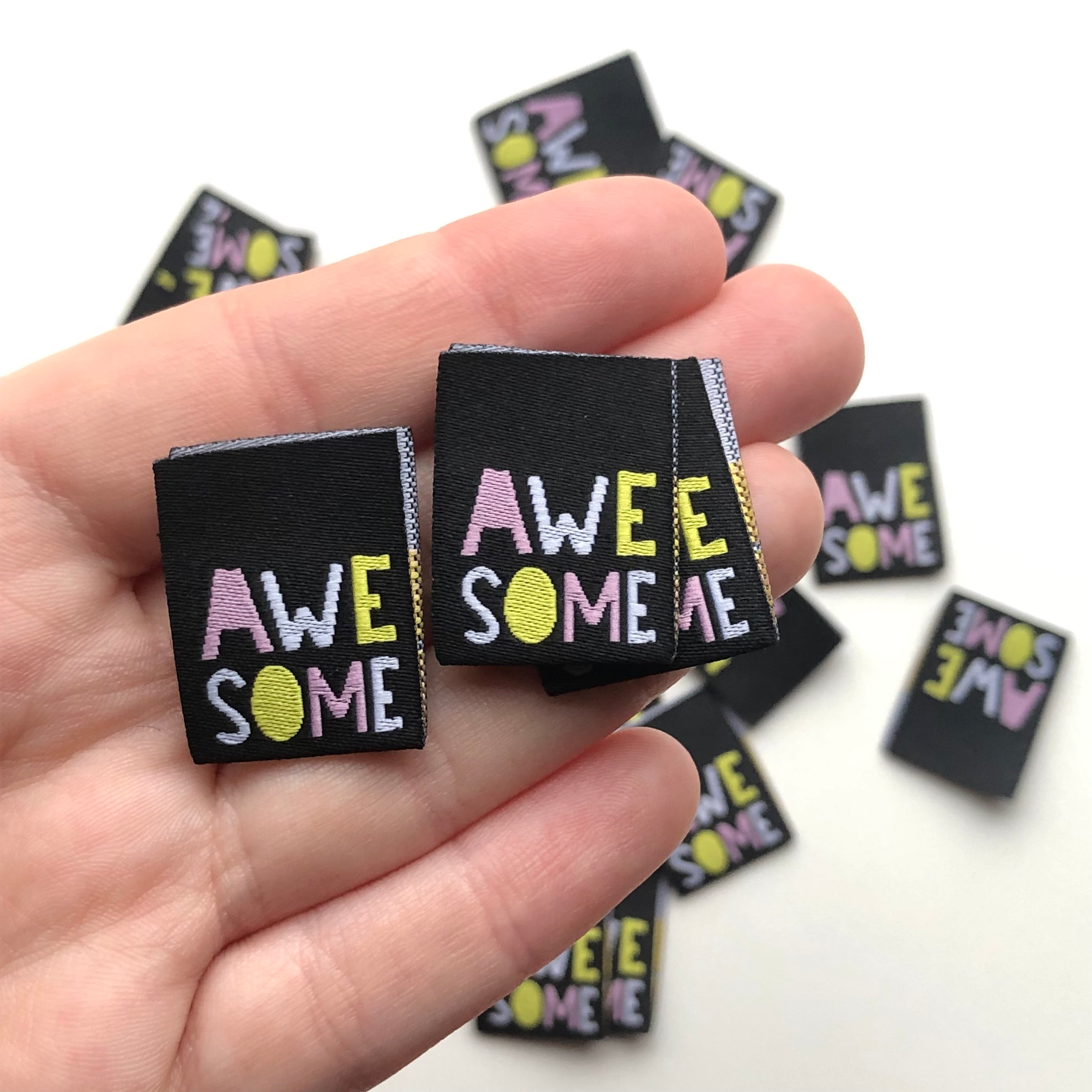 3er Set Weblabel “Awesome”