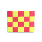 Set of 3 woven labels “Checker” x Pink