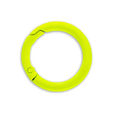 Runder XL Karabiner für Anhänger x Neongelb