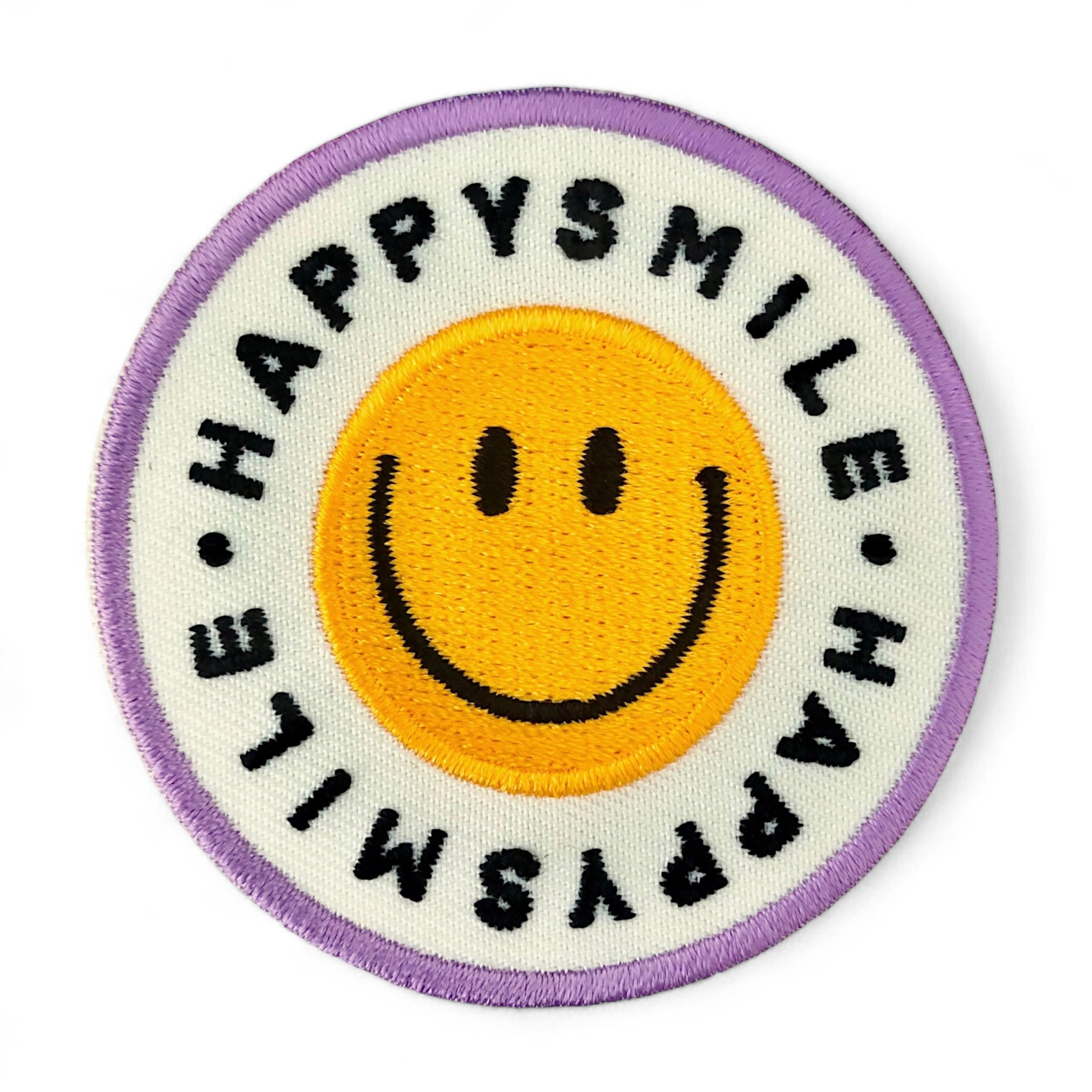 Bügelpatch „Happy Smile“