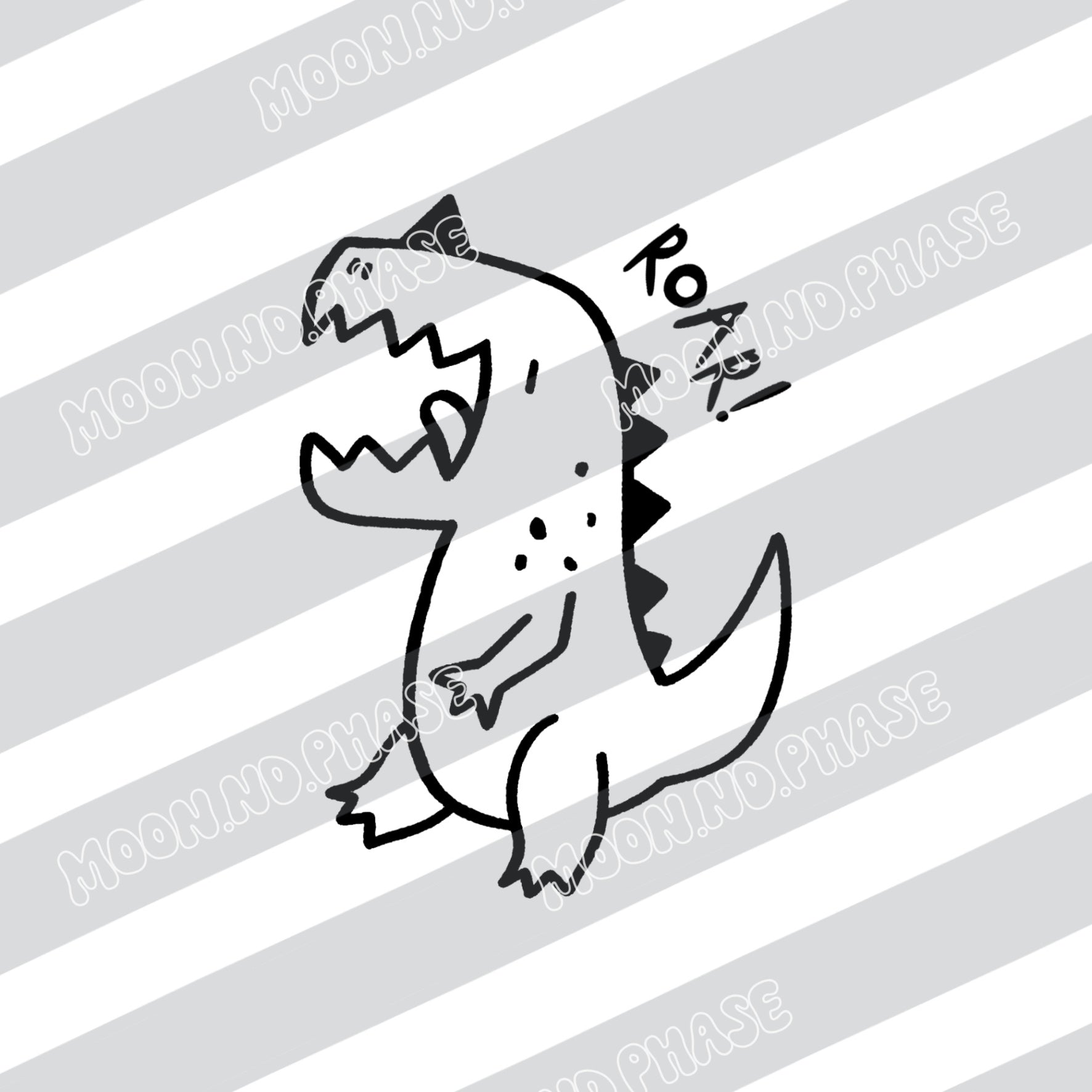 A Rex Outline PNG file