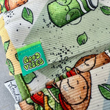 Set of 3 woven labels “Good Vibes”