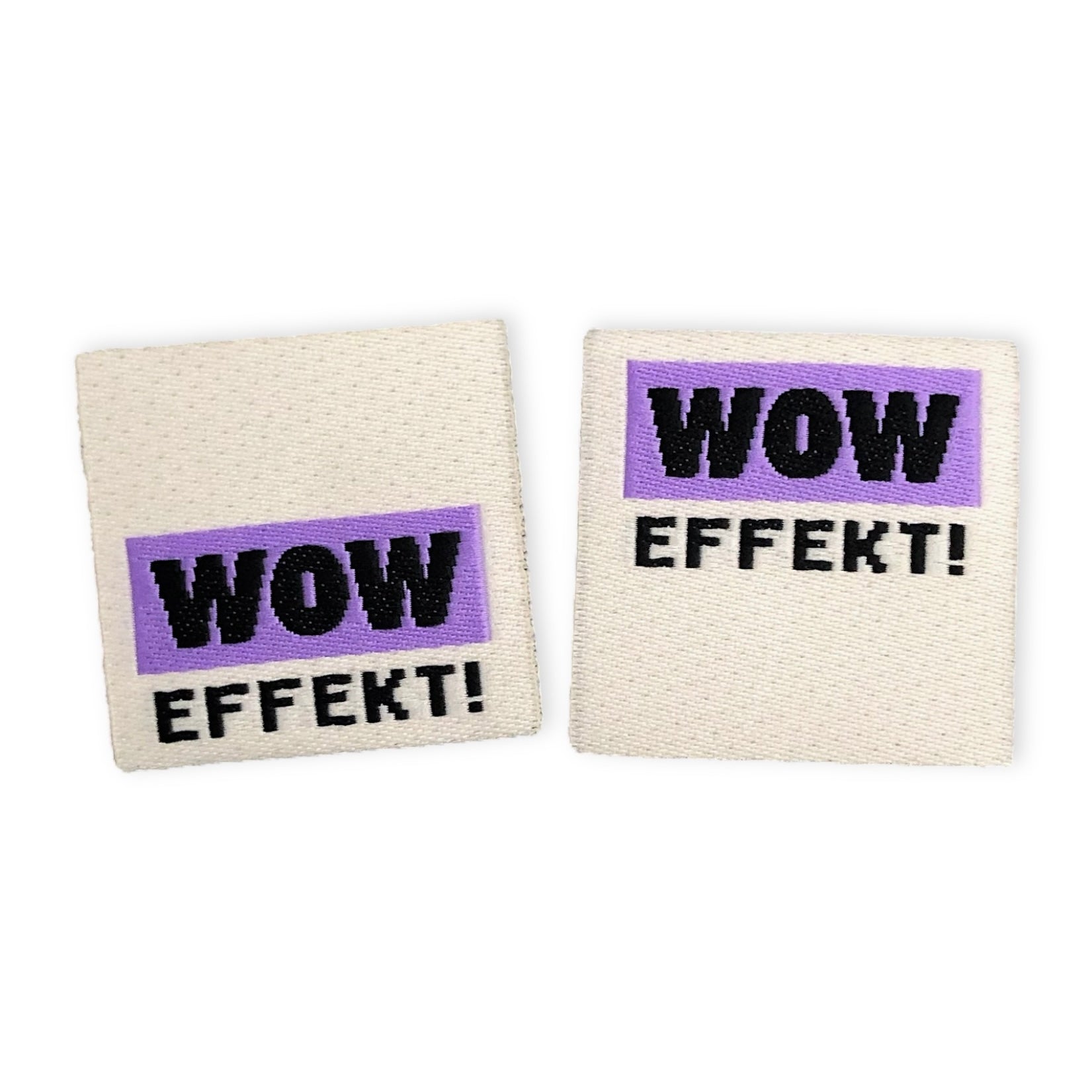 3er Set Weblabel „WOW Effekt“