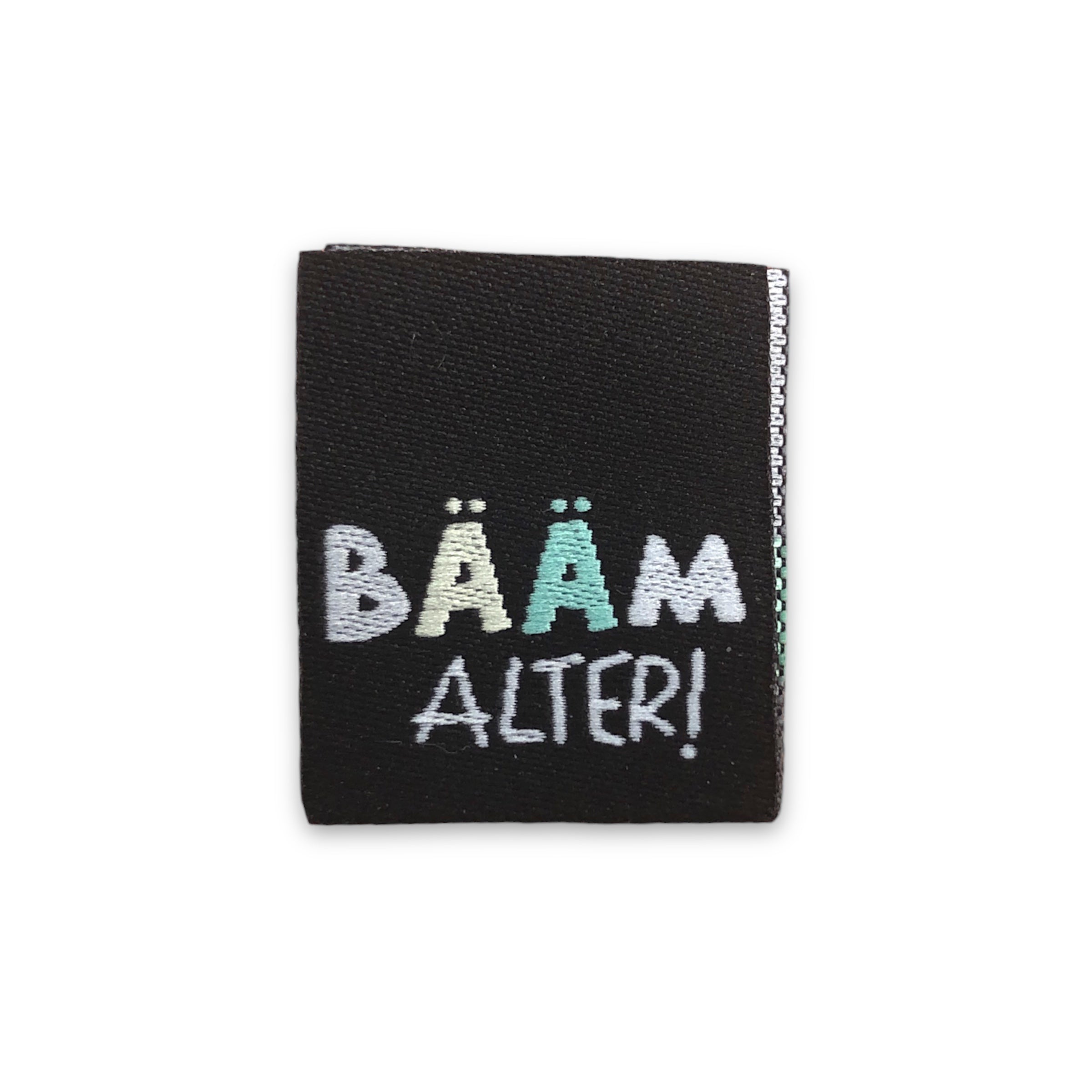 2er Set Weblabel “Bääm alter”