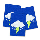 Set of 3 woven labels “Donnerwetter”