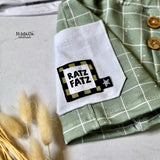 Set of 3 woven labels “Star”
