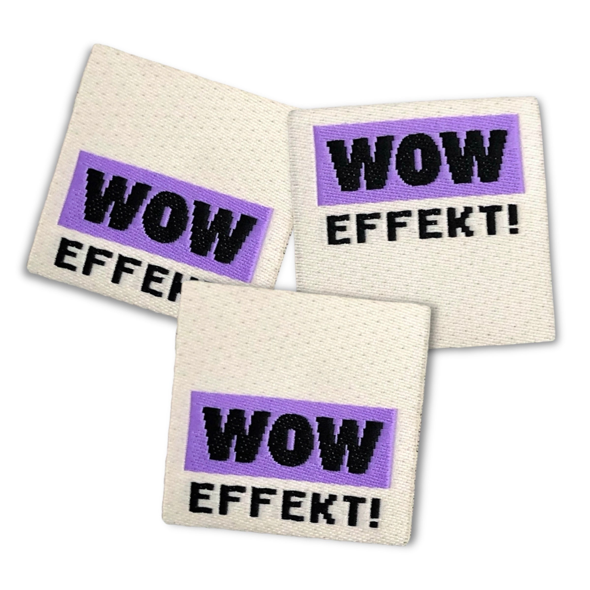 3er Set Weblabel „WOW Effekt“ x Cremé