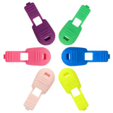 2 cord end clips x pink