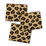 Set of 3 woven labels “Leo” x mustard