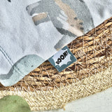 Set of 3 woven labels “Boom!”