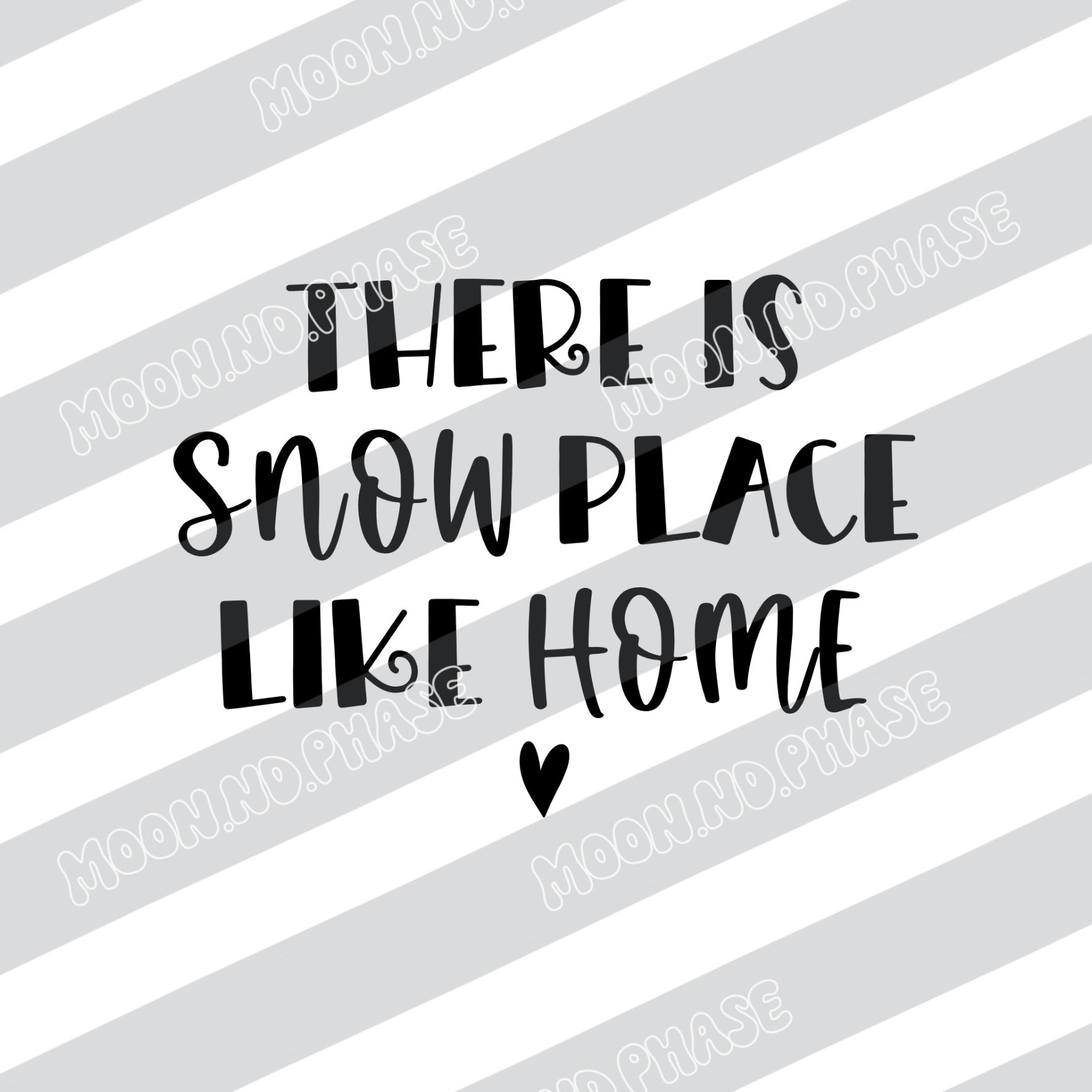 Snow Place like Home PNG Datei