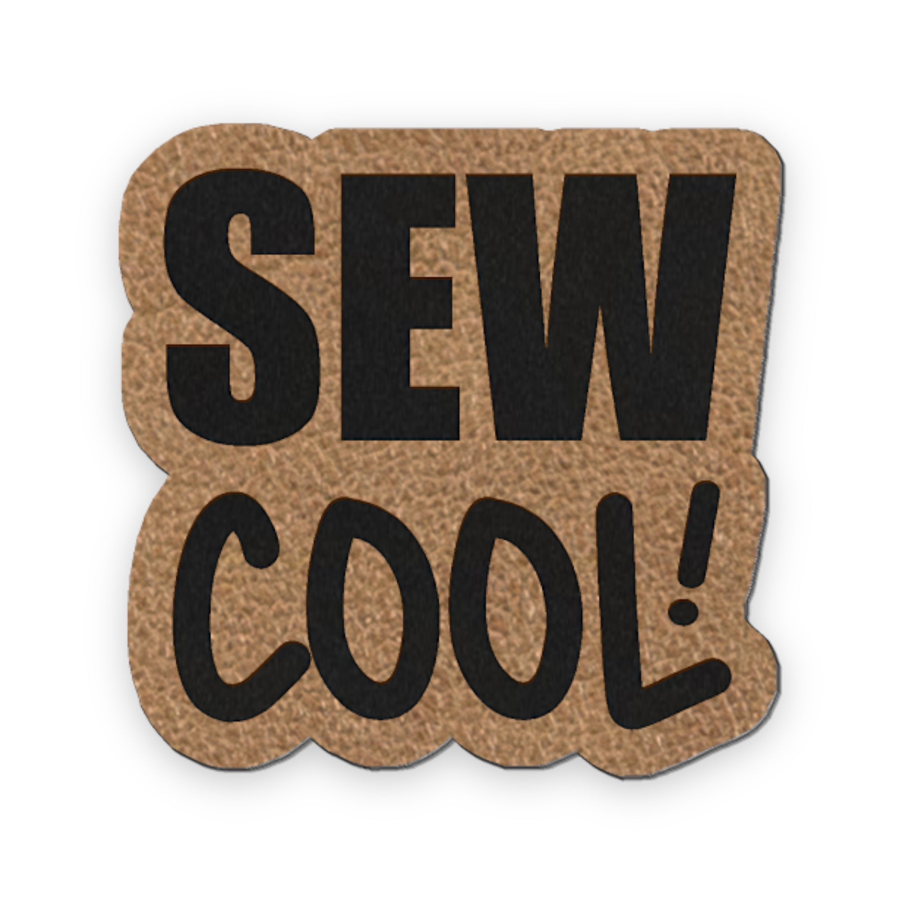 Kunstleder Label „Sew cool“