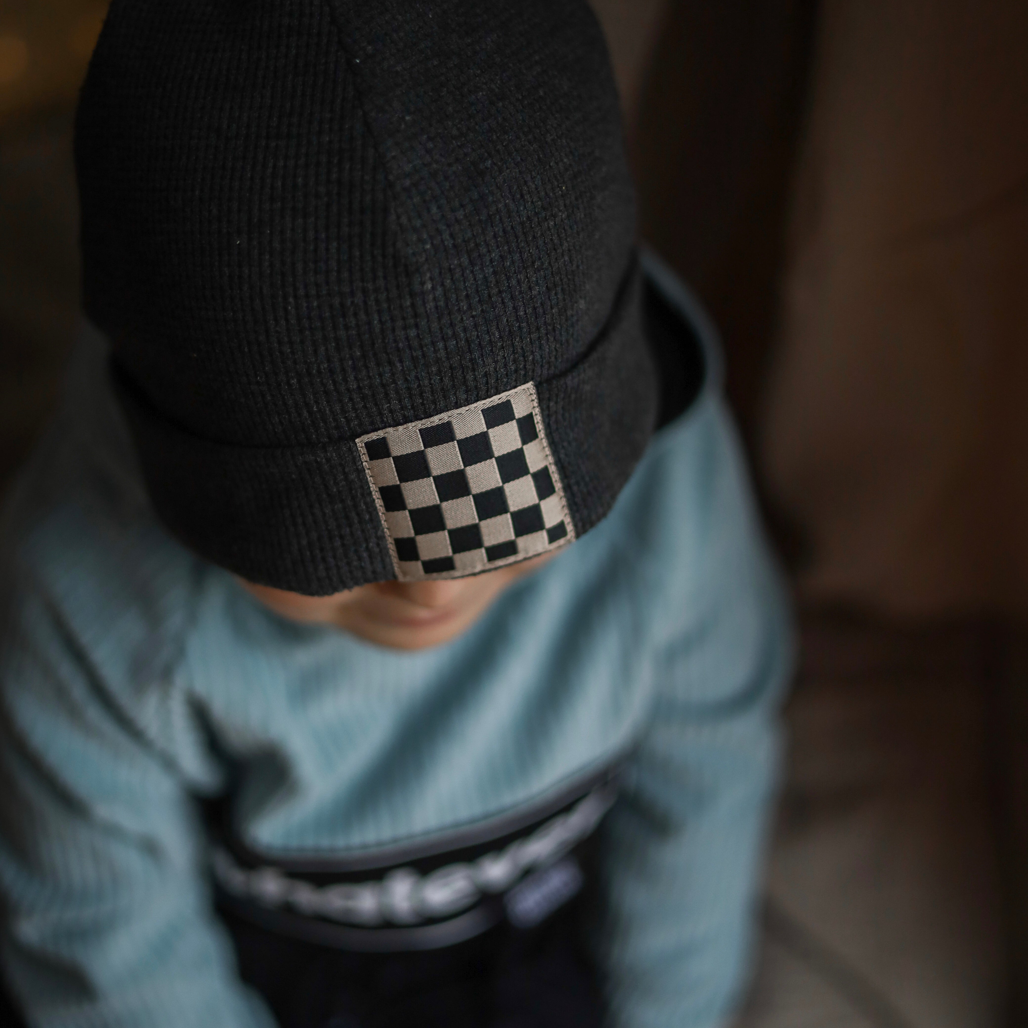 Weblabel „Checkerboard“ beige