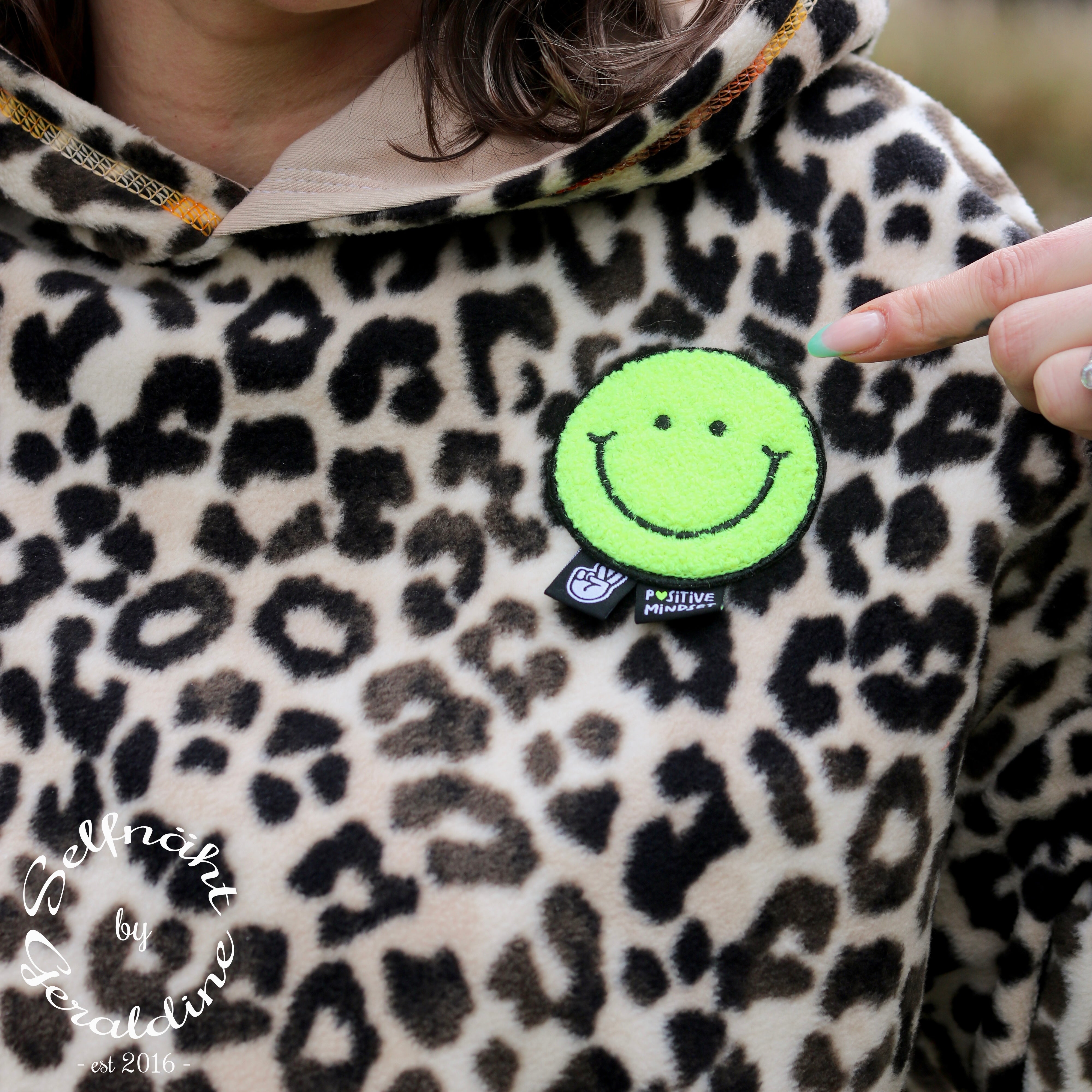 Chenille Patch „Smiley“ x Neon