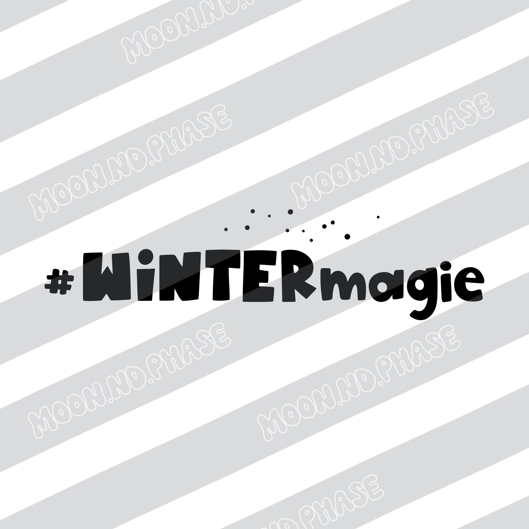 Winter Hashtags PNG Datei