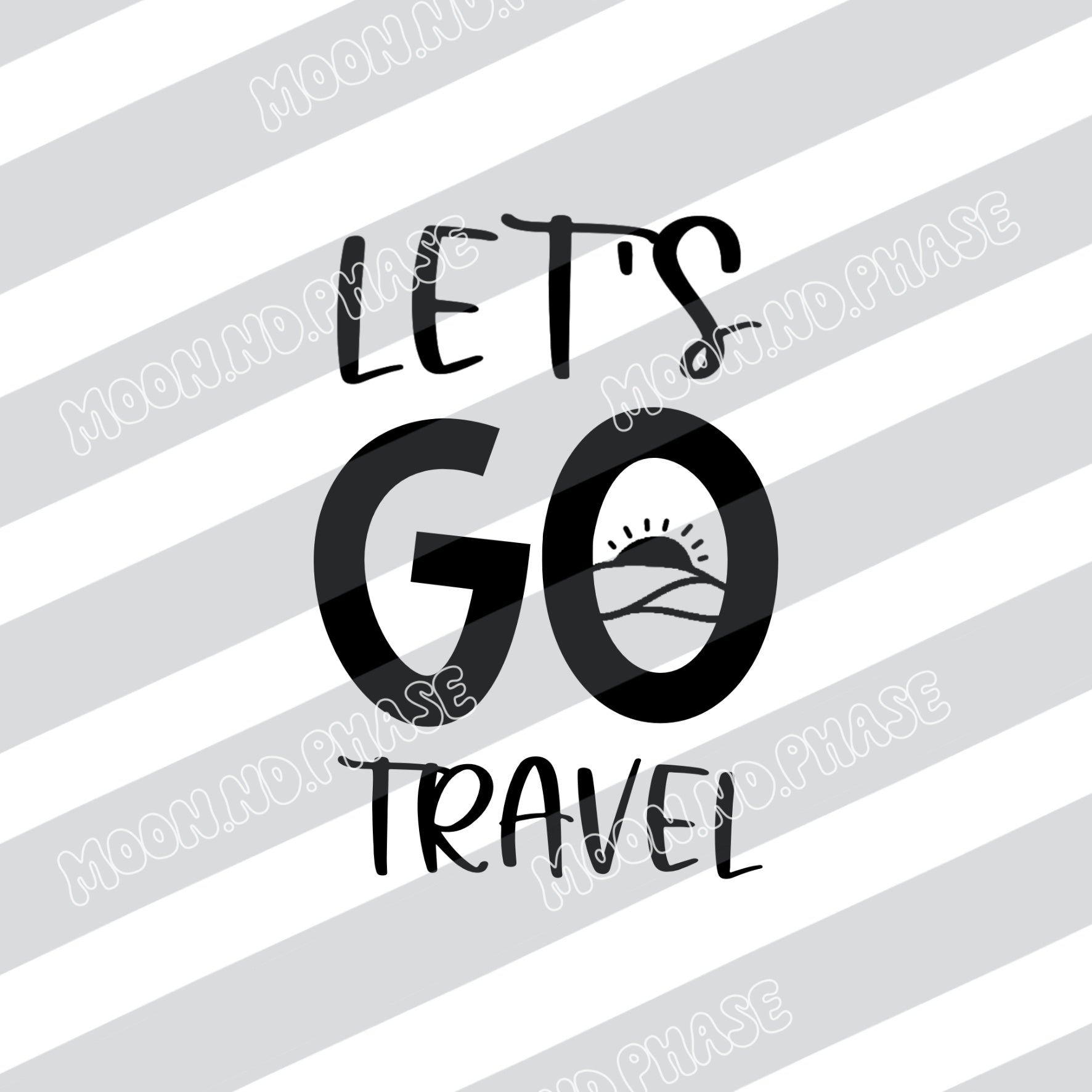 Let’s go Travel PNG Datei