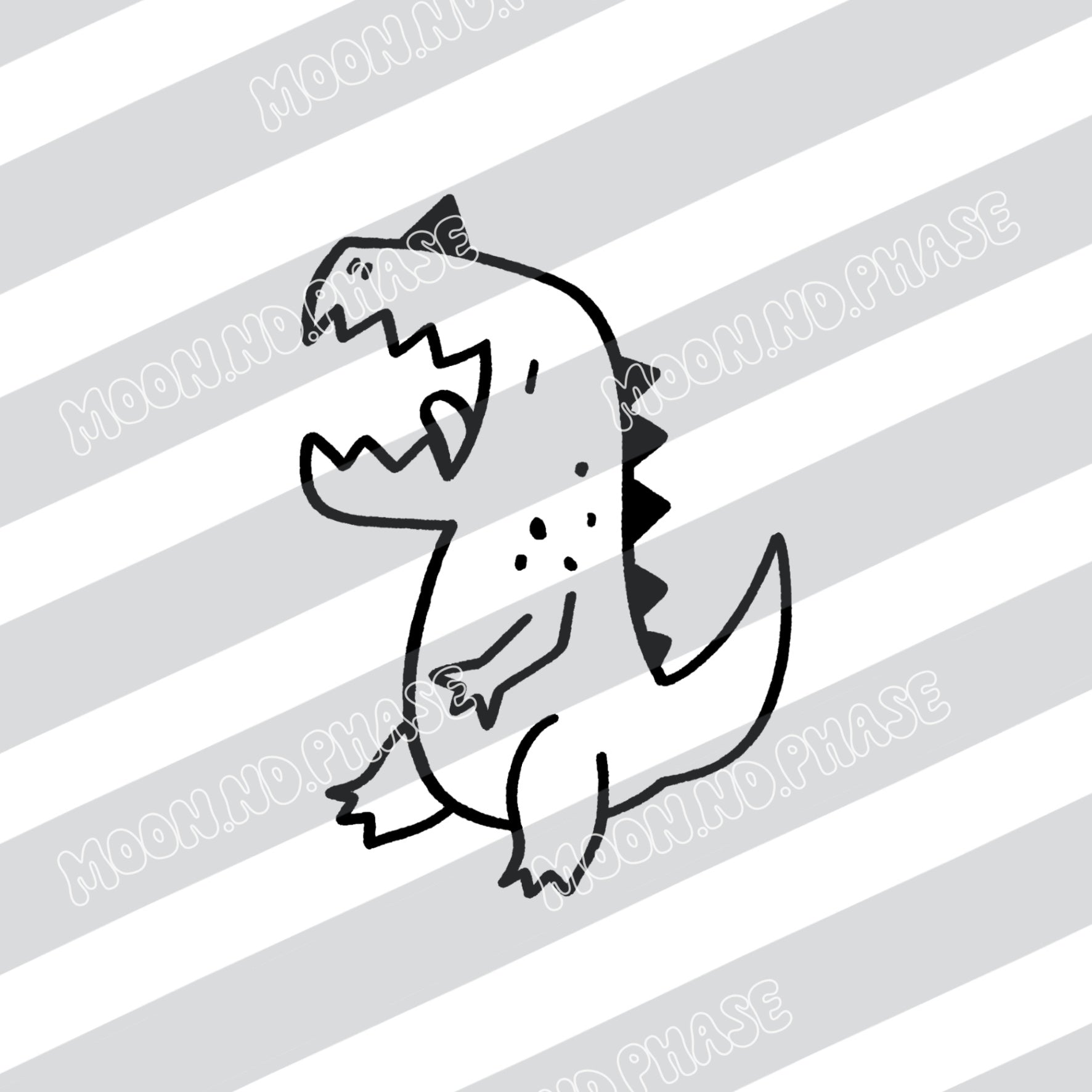 A Rex Outline PNG file