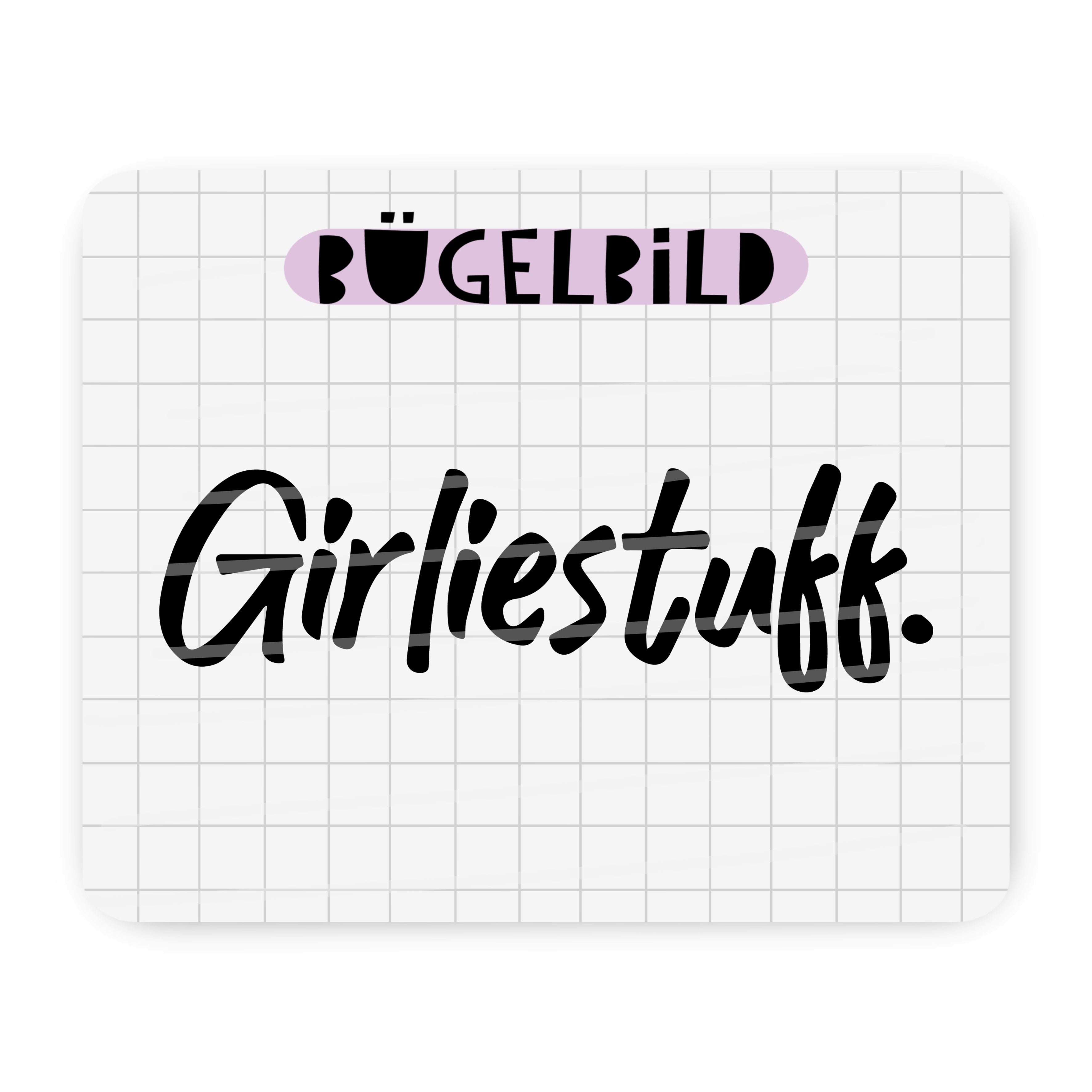 Bügelbild „Girliestuff“