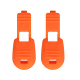 2 Kordelenden Clips x Orange