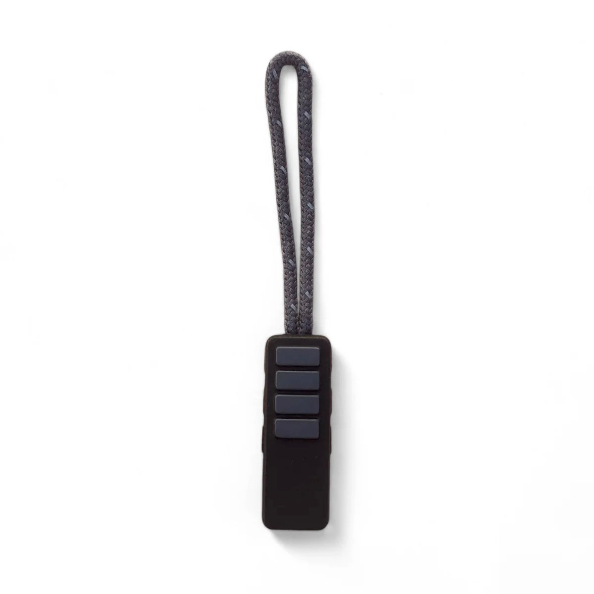 Zipper Reflex Schlaufe x Grau