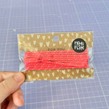 Geflochtene Kordel x Pink/Orange/Lila