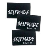 Set of 3 woven labels “Selfmade”