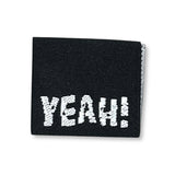 Set of 3 woven labels “Yeah!”