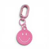 Smiley Anhänger mit Karabiner x Rosa