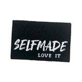 Set of 3 woven labels “Selfmade”