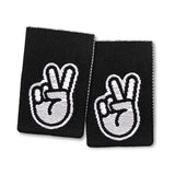 Set of 3 woven labels “Peace”
