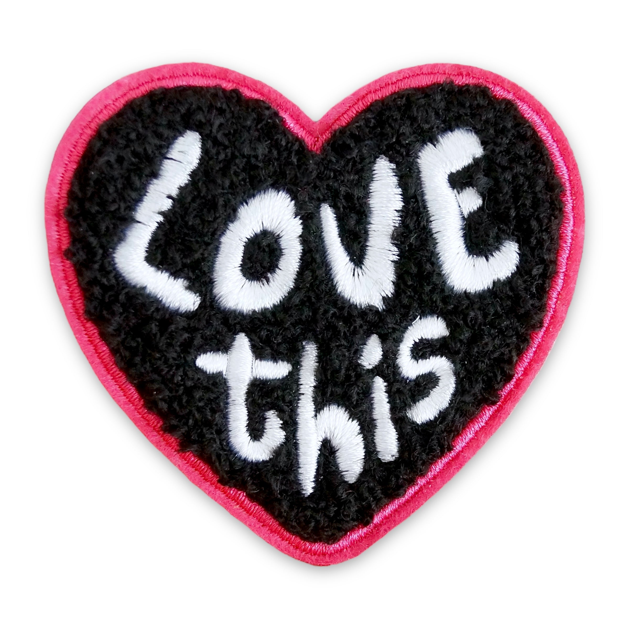 Chenille Patch „Love it“