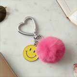 Herzförmiger Karabiner für Anhänger - Silber