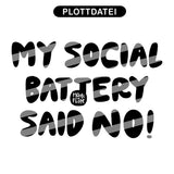 Social Battery PNG Datei