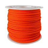 1 Meter Geflochtene Kordel - Ø2,5mm - Neonorange