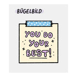 Iron-on patch “You do your best”