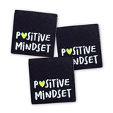 Set of 3 web labels “Positive Mindset”