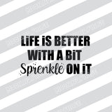 Sprenkle on PNG Datei