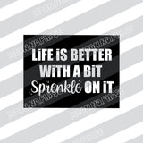 Sprenkle on PNG Datei